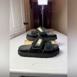 UGG Women Double Strap Platform Slide Sandals Greer Size US 5.5